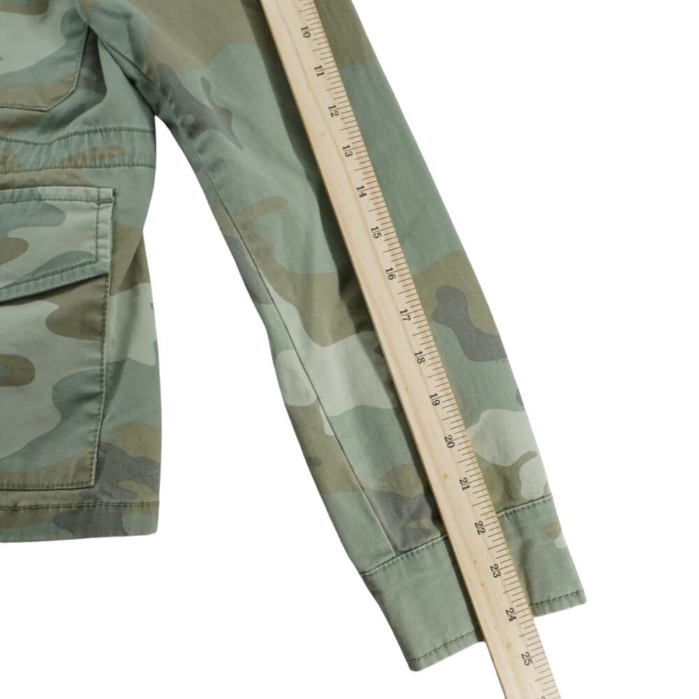 Sanctuary Standard Surplus Camo Utility Jacket Womens Medium Military Zip Front - Picture 4 of 9